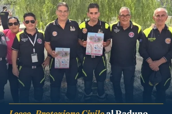 Lecce, Protezione Civile al Raduno Nazionale: focus su scudo penale