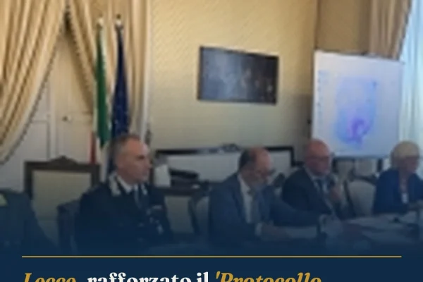 Lecce, rafforzato il ‘Protocollo A-MaRe-D’: nuove proposte contro disagio giovanile