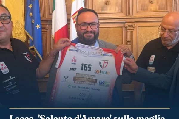 Lecce, ‘Salento d’Amare’ sulle maglie della Narconon Volley Melendugno