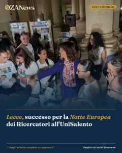 Anteprima di: Lecce, successo per la Notte Europea dei Ricercatori all'UniSalento