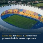 Anteprima di: Lecce, Via del Mare: il 12 ottobre il primo telo della nuova copertura