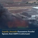 Anteprima di: Lequile, Incendio Ecocentro: Focolai Spenti, Dati ARPA Confortanti