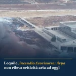Anteprima di: Lequile, incendio Ecorisorse: Arpa non rileva criticità aria ad oggi
