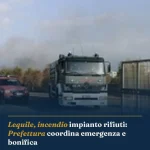 Anteprima di: Lequile, incendio impianto rifiuti: Prefettura coordina emergenza e bonifica