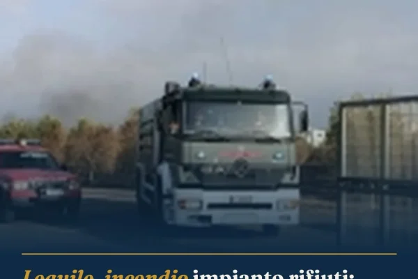Lequile, incendio impianto rifiuti: Prefettura coordina emergenza e bonifica