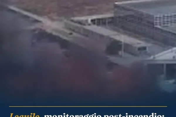 Lequile, monitoraggio post-incendio: inquinanti in calo, continuano i controlli