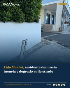Anteprima di: Lido Marini, residente denuncia incuria e degrado sulle strade