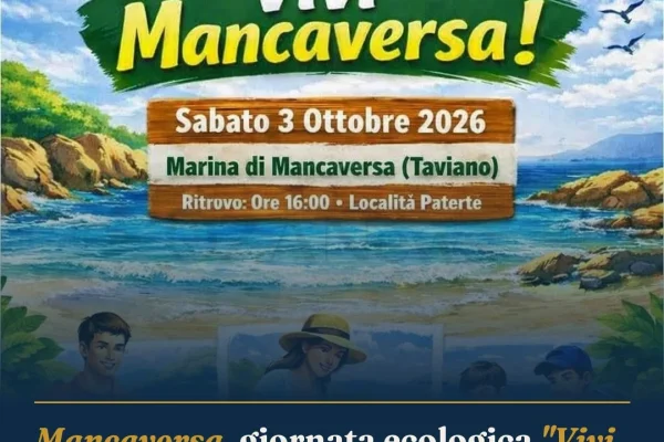 Mancaversa, giornata ecologica “Vivi Mancaversa!”: appuntamento sabato 3 ottobre