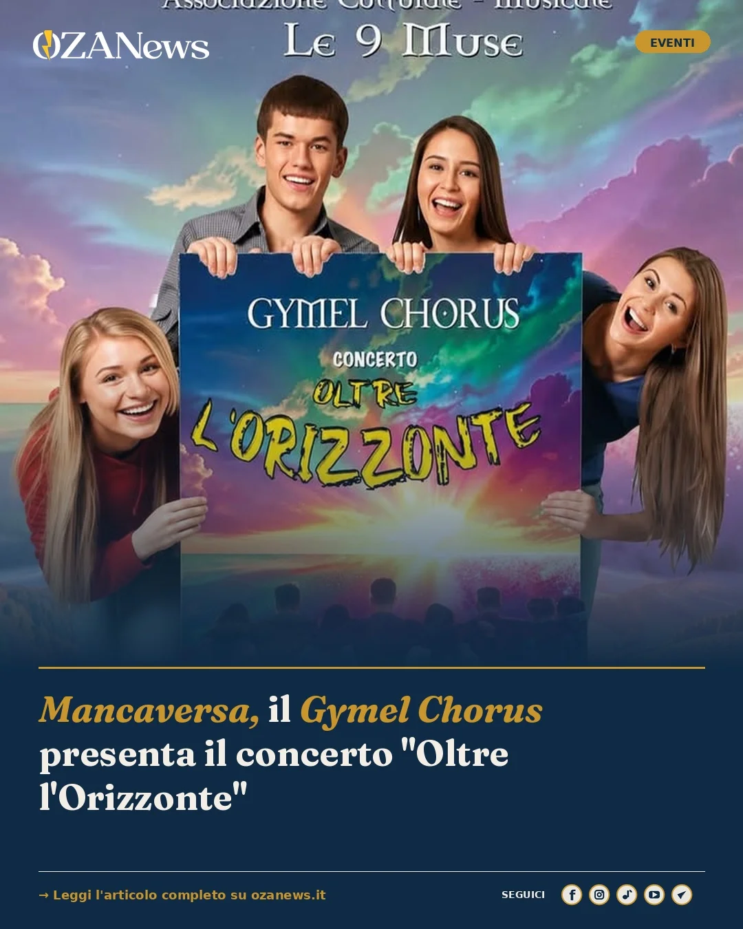 Anteprima di: Mancaversa, il Gymel Chorus presenta il concerto "Oltre l'Orizzonte"