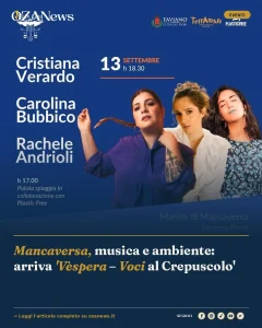 Mancaversa, musica e ambiente: arriva 'Vèspera – Voci al Crepuscolo'