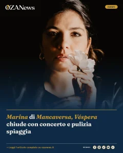 Marina di Mancaversa, Véspera chiude con concerto e pulizia spiaggia