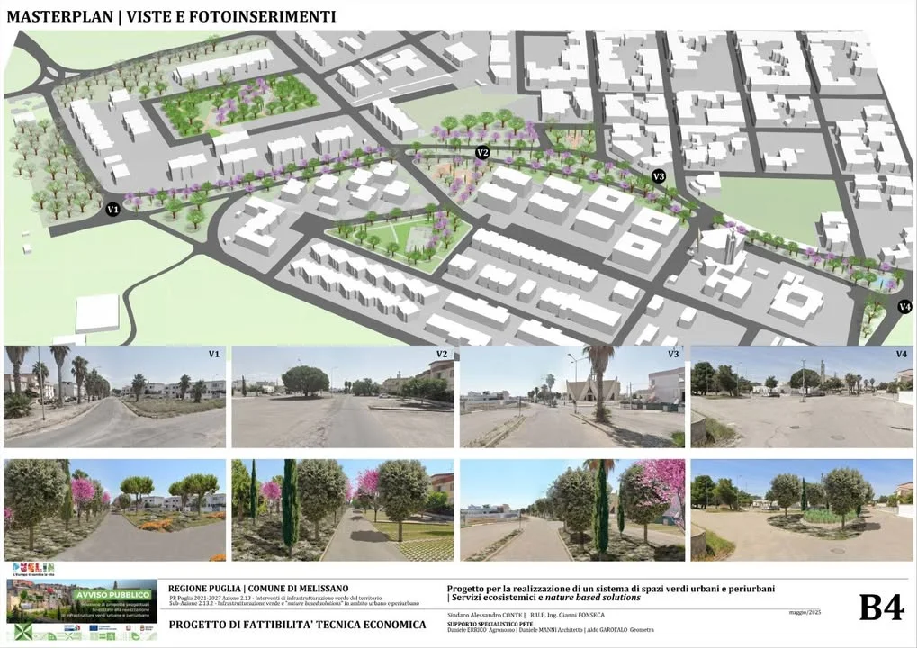 Dettaglio 5: Melissano, finanziamento da 1,1 milioni per infrastrutture verdi e riqualificazione