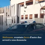 Anteprima di: Melissano, sventato furto d'auto: due arresti e una denuncia