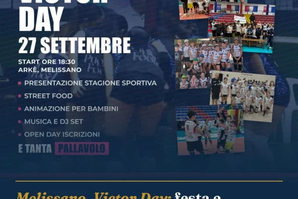 Melissano, Victor Day: festa e presentazione squadre Victor Volley