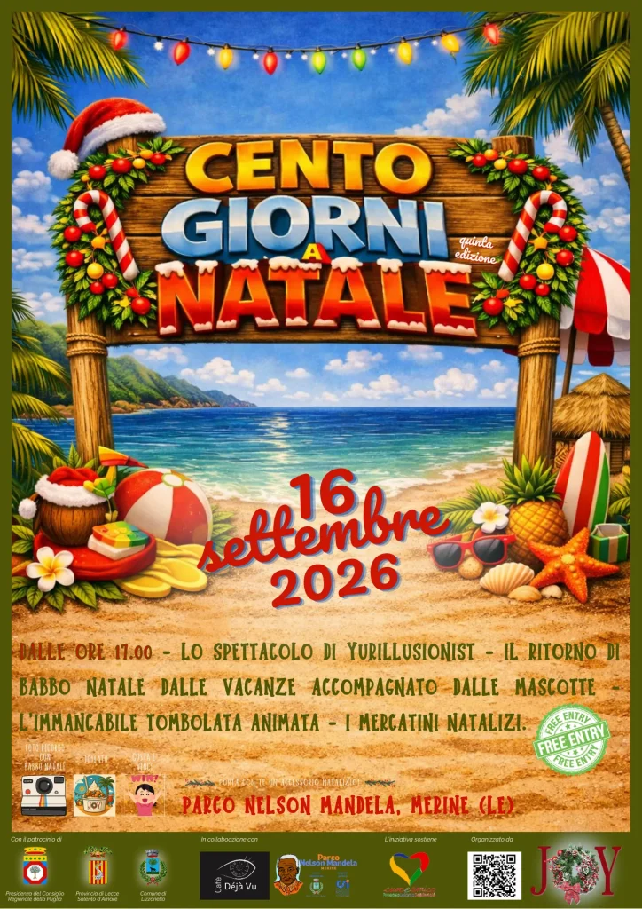 Dettaglio 2: Merine, 'Cento Giorni a Natale': quinta edizione al Parco Nelson Mandela