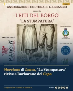 Morciano di Leuca, "La Stumpatura" rivive a Barbarano del Capo