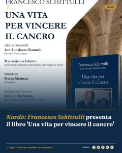 Nardò: Francesco Schittulli presenta il libro 'Una vita per vincere il cancro'