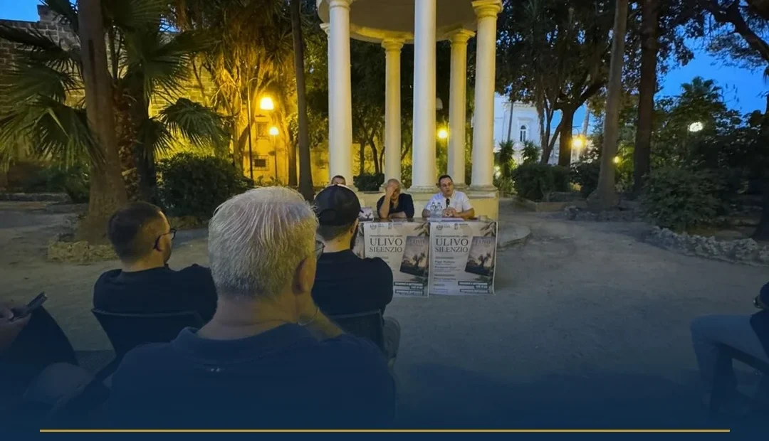 Anteprima di: Nardò, presentato il romanzo "Ulivo Silenzio" di Francesco Carangelo