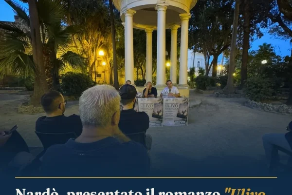 Nardò, presentato il romanzo “Ulivo Silenzio” di Francesco Carangelo