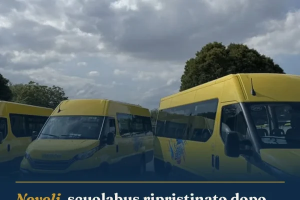 Novoli, scuolabus ripristinato dopo disservizio: avviati accertamenti