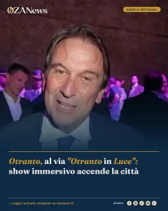 Otranto, al via “Otranto in Luce”: show immersivo accende la città
