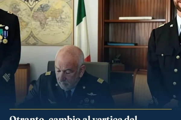 Otranto, cambio al vertice del Distaccamento Aeronautico