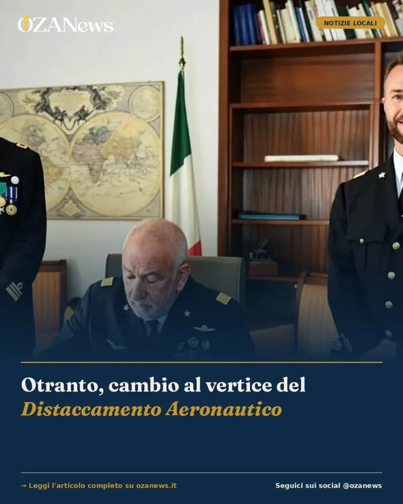 Anteprima di: Otranto, cambio al vertice del Distaccamento Aeronautico