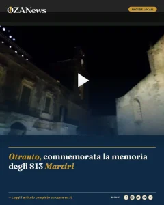 Anteprima di: Otranto, commemorata la memoria degli 813 Martiri