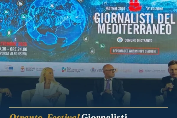Otranto, Festival Giornalisti Mediterraneo 2020: legalità al centro