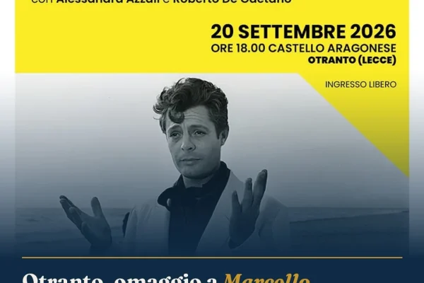 Otranto, omaggio a Marcello Mastroianni al Castello Aragonese