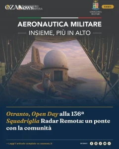 Otranto, Open Day alla 136ª Squadriglia Radar Remota: un ponte con la comunità