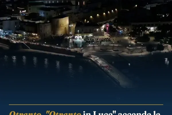 Otranto, “Otranto in Luce” accende le mura con storia dei Santi Martiri