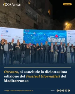 Anteprima di: Otranto, si conclude la diciottesima edizione del Festival Giornalisti del Mediterraneo
