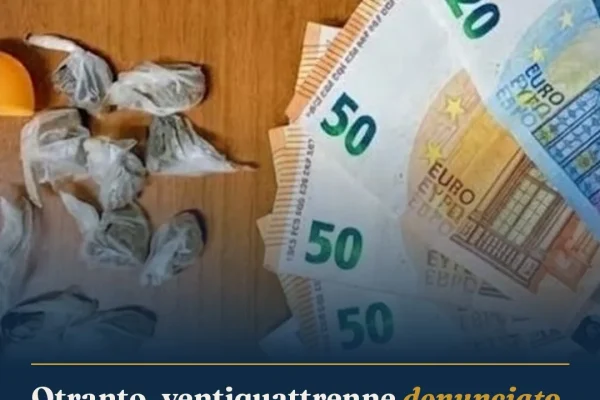 Otranto, ventiquattrenne denunciato per spaccio di hashish: fermato dalla Polizia