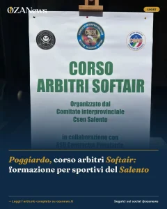 Anteprima di: Poggiardo, corso arbitri Softair: formazione per sportivi del Salento
