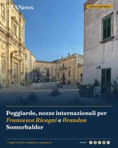 Anteprima di: Poggiardo, nozze internazionali per Francesca Ricagni e Brandon Somerhalder