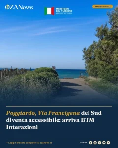 Anteprima di: Poggiardo, Via Francigena del Sud diventa accessibile: arriva BTM Interazioni