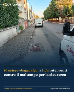 Anteprima di: Presicce-Acquarica, al via interventi contro il maltempo per la sicurezza