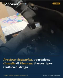Presicce-Acquarica, operazione Guardia di Finanza: 8 arresti per traffico di droga
