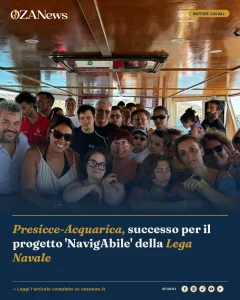 Anteprima di: Presicce-Acquarica, successo per il progetto 'NavigAbile' della Lega Navale