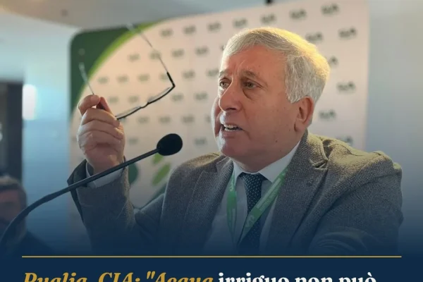 Puglia, CIA: “Acqua irriguo non può costare come benzina”