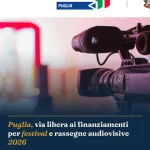 Anteprima di: Puglia, via libera ai finanziamenti per festival e rassegne audiovisive 2026