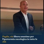 Anteprima di: Puglia, via libera unanime per l'ipertermia oncologica in tutte le ASL