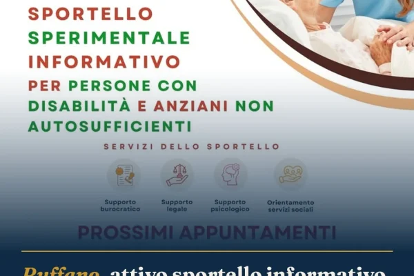 Ruffano, attivo sportello informativo per disabili e anziani non autosufficienti