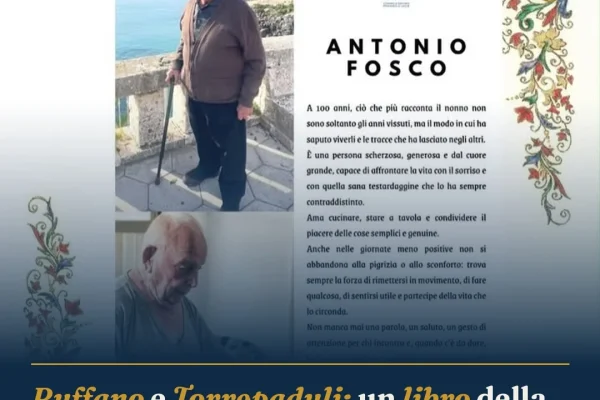 Ruffano e Torrepaduli: un libro della memoria per i centenari