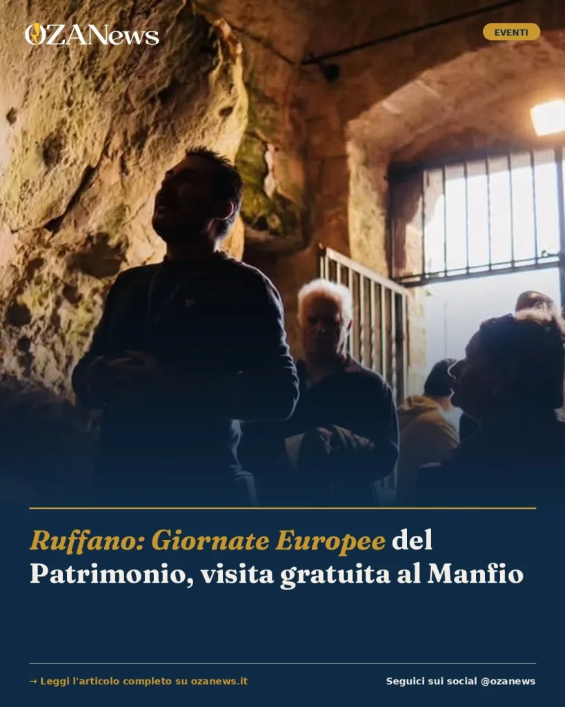Anteprima di: Ruffano: Giornate Europee del Patrimonio, visita gratuita al Manfio
