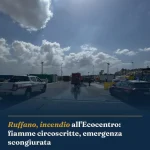 Anteprima di: Ruffano, incendio all'Ecocentro: fiamme circoscritte, emergenza scongiurata
