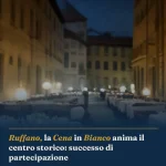 Anteprima di: Ruffano, la Cena in Bianco anima il centro storico: successo di partecipazione