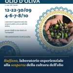 Anteprima di: Ruffano, laboratorio esperienziale alla scoperta della cultura dell'olio