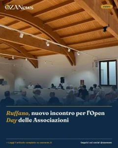 Ruffano, nuovo incontro per l'Open Day delle Associazioni